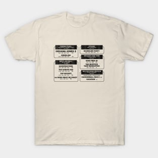 1984 Movie Showtimes (faded) T-Shirt